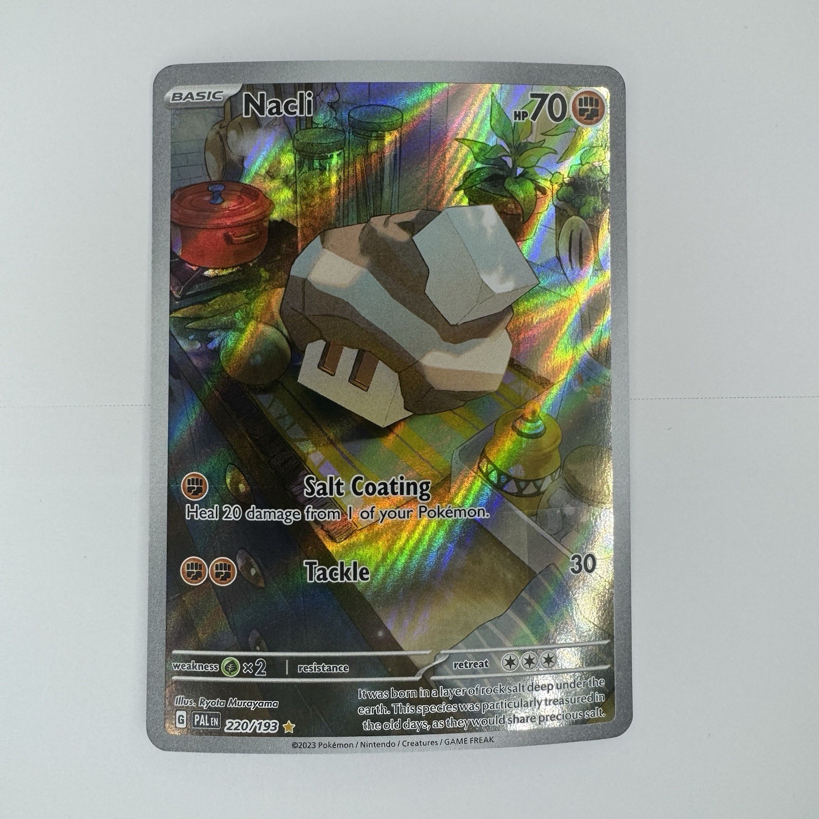 Nacli - 220/193 - Pokemon Paldea Evolved Illustration Rare Card NM