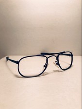 EUC ARTCRAFT AIR FORCE MILITARY ISSUE MATTE BLACK AVIATOR FRAME ONLY 49-22-130