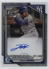 2024 Bowman Chrome Prospect Auto Refractor 71/499 Jared Serna #CPA-JS Auto 0r6k