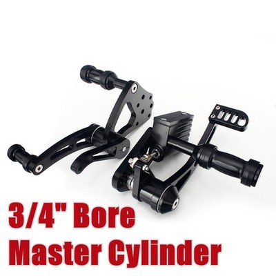 3/4''Bore Forward Controls For Harley Softail Duo Glide Electra Glide FL FLH FLHF
