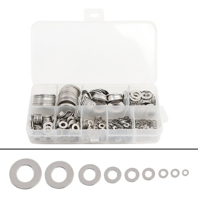 #ad 304 Stainless Steel Flat Washers 600pcs Assortment Kit for DIY amp; Repair $9.91
