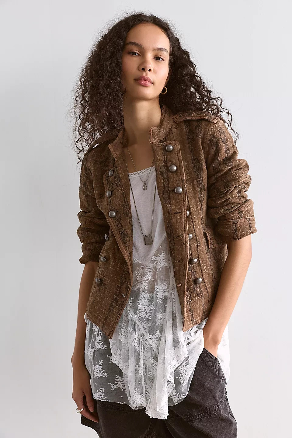 Freepeople - Lotty Jacquard Band Jacket 101828606