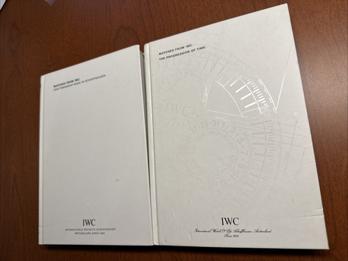 2 HARDCOVER IWC Watch Book Watches From IWC  Annual Edition 2003/04 & 2001 /02