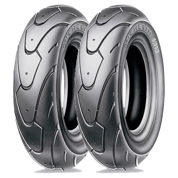TYRE PAIR MICHELIN 130/70-12 56L BOPPER DOT 2022 + 120/70-12 51L BOPPER