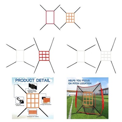 2x Strike Zone Ziel für Baseball Softball Net Tragbarer Treffer -