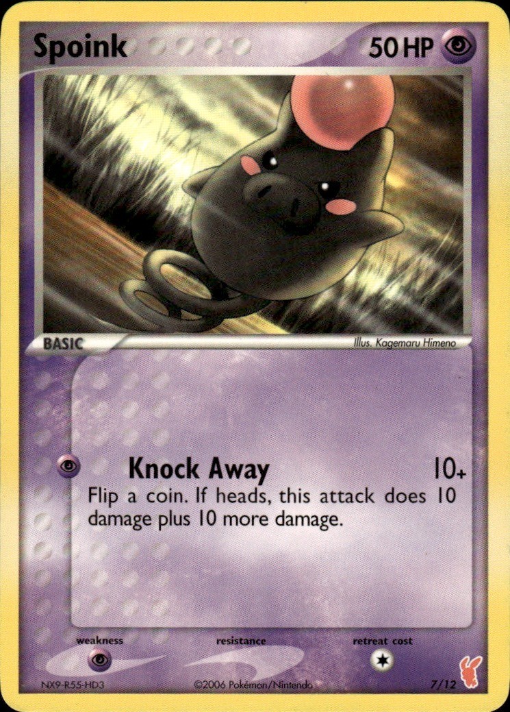 Spoink 065/106 Common Emerald 65/106 Psychic Pokemon Card