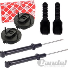 2x STOßDÄMPFER HINTERACHSE + FEBI DOMLAGER passend für RENAULT TWINGO I 1.2