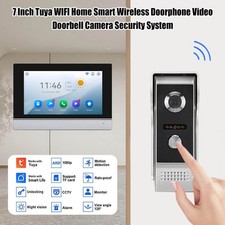 7" Tuya WIFI Home Smart Wireless Doorphone Video Doorbell Camera Security System