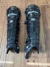 Macgregor B67 Umpire Leg Guards Black