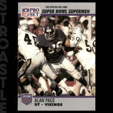 1990 Pro Set Super Bowl XXV Silver Anniversary - Alan Page #86