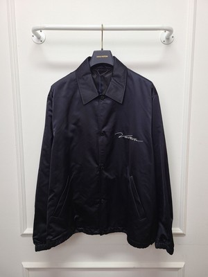 Louis Vuitton Black Bird LV Back Printing Coach Jacket 54 Louis Vuitton Black Bird LV Back Printing Coach Jacket 54