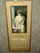 1913 CALENDAR ~ JAMES ROSS BRYSON ~ IN THE GLOAMING ~ ART N0UVEAU
