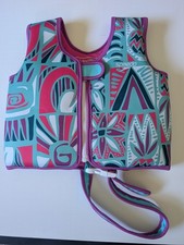 Speedo Kids Swim Jacket Vest Youth Junior Multicolor 45 - 60 lbs Swimming