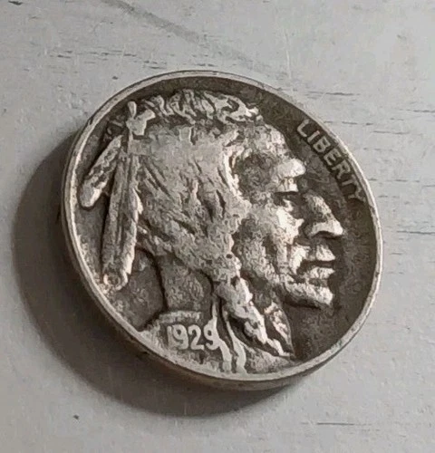 1929-P Buffalo Indian Head Nickel ~ Free Shipping! #1