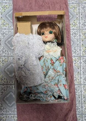 Pullip  Doll With Floral Dress, Custom Dress And Makeup