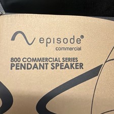 Episode ECS-800-PND4 800 Commercial Series 70V 4" Pendant Speaker White/Black