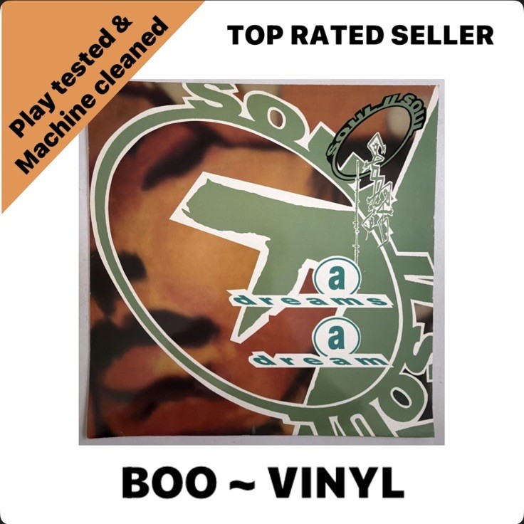 Soul II Soul, A Dreams A Dream 12” Vinyl 10 Records Hip Hop Funk EX / VG+