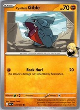 Cynthia's Gible 109/217 Common Ascended Heroes Pokemon Near Mint