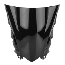 Moto Windshield Wind Screen for Yamaha YZF-R25 2014-18Yamaha YZF-R3 2015 Black