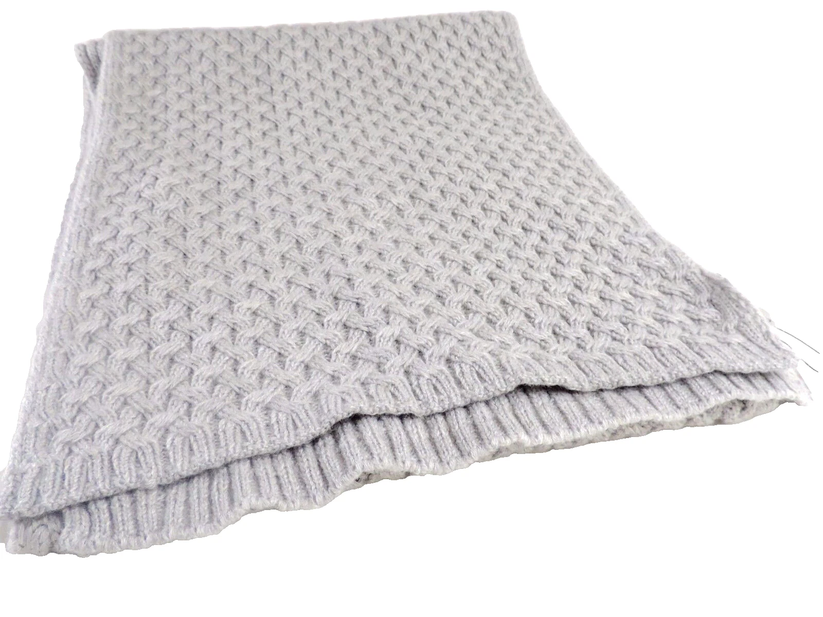 Calvin Klein Knit Scarf Heather Grey New! NWT