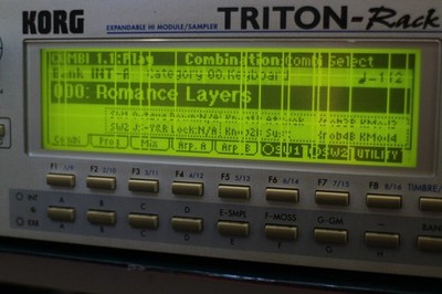 USED Korg Triton Rack Expandable Hi Module Sampler Synthesizer