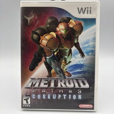 Metroid Prime 3: Corruption Nintendo Wii CIB complete in box Tested