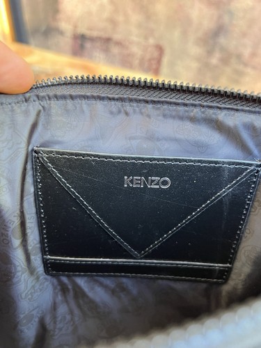 New Kenzo Multi Color Tiger Eyes Fish Bag / Clutch / Pouch - Picture 9 of 10