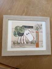 Kathy Dybeck 'Travel' Monotype with Collage