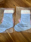 Set of 2 Pottery Barn Kids Ballerina Quilted Christmas Stocking Pink Tutu NWT — photo 2