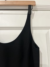 Ann Taylor Loft Women's size 4 Black Sleeveless Sheath Dress Round Neck Lined