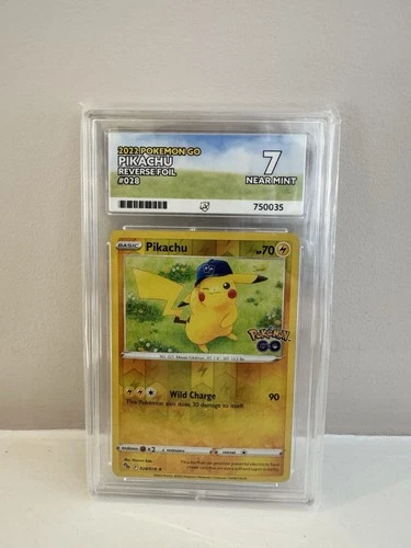 Pokémon TCG Pikachu Pokemon Go 028/078 Reverse Holo Holo Rare Ace 7 Near Mint