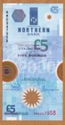 IRELAND NORTHERN - 5 POUNDS - POLYMER - 8.10.1999 - P203a - UNCIRCULATED