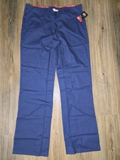 Dickies Drawstring Scrubs Pants Unisex TALL Blue 83006T Medium / Tall - New