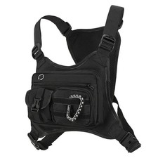 Running Chest Rig Bag Front Pouch EDC Pack Sports Vest for Men Women