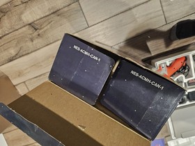 Nintendo NES Action Set w/ Box Zapper 2 Controllers + Mario Duck Hunt CIB