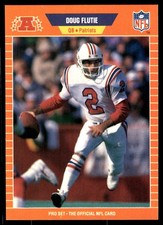 Doug Flutie 1989 Pro Set #249 Patriots NFL READ FREE SHIPPING AutographDen