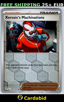 Xerosic's Machinations - SFA #064/064 SV: Shrouded Fable Reverse Holo GOSSAN NM