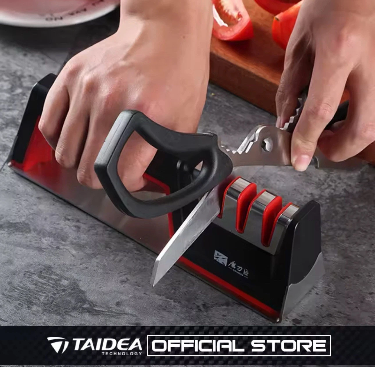 GRINDER Professional Kitchen Knife Sharpener sharpener system Carbide Ceramic
