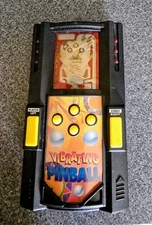 Vintage Electronic Excalibur Vibrating Pinball Machine Handheld Game Tested