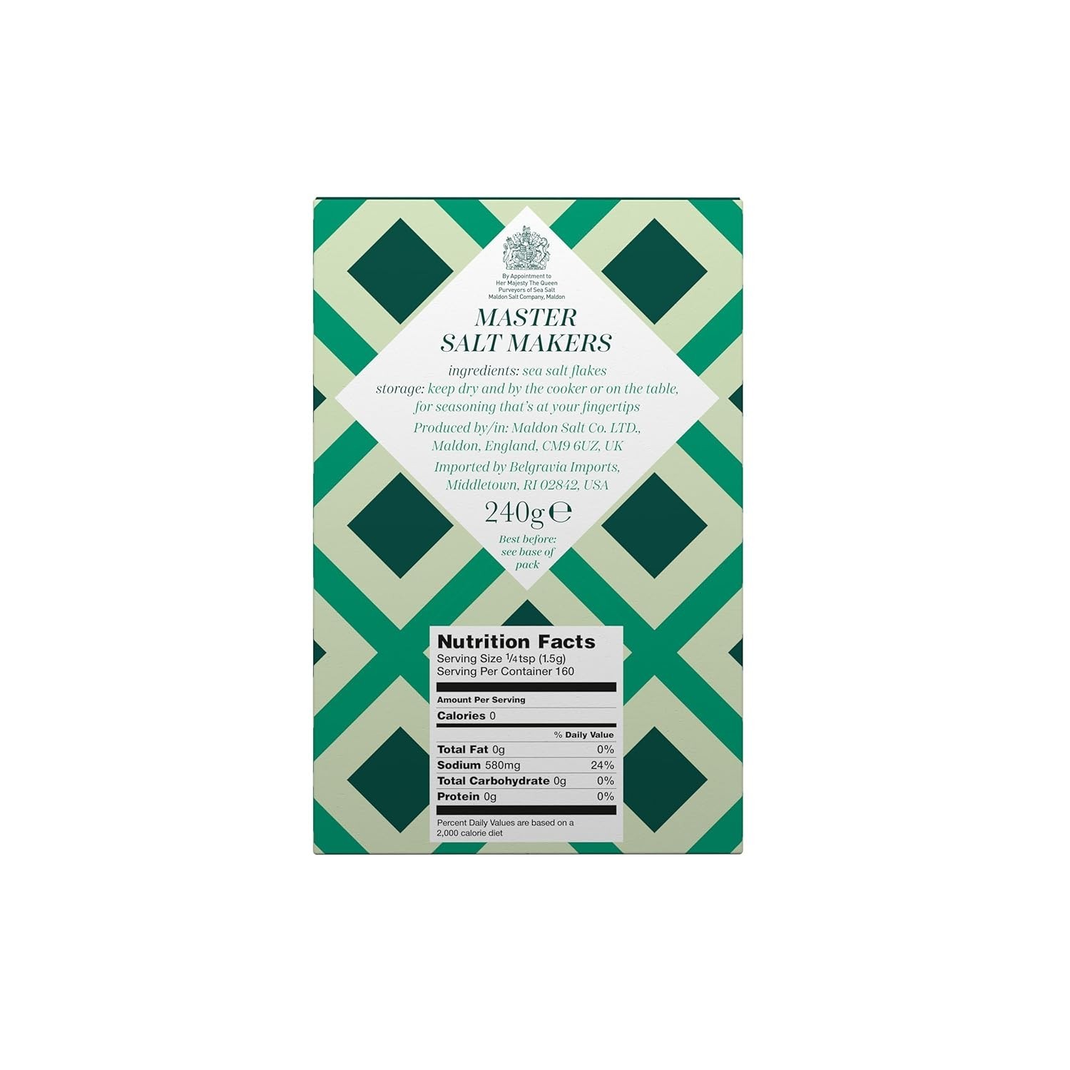 Maldon Crystal Salt Co  Flakes Sea Salt  8.5 Oz