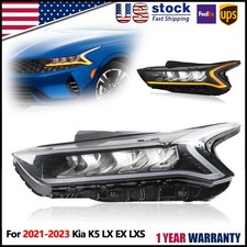 Led Headlight Assembly For 2021-2022-2023 Kia K5 Lx Ex Lxs Left Driver Side Lh