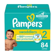 Pampers Swaddlers Active Baby Diapers Super Pack - Size 2 - 84ct