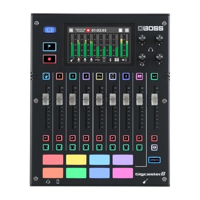 BOSS Gigcaster 8 GCS-8 Audio Streaming Mixer 8-Kanal All-in-One Lösung