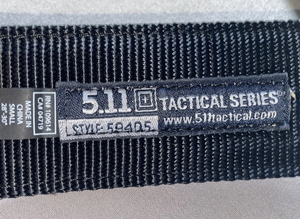 Пояс тактического оператора 511 1,75 дюйма большой черный 5,11 сверхпрочный мужской маленький (28–30) - Изображение 3 из 4