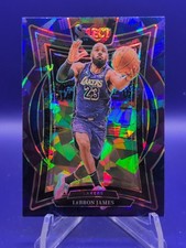 2024-25 Panini Select - Concourse LeBron James #54 Blue Cracked Ice Prizm