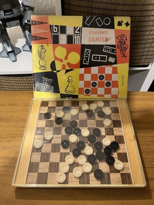 Vintage Französisches Dame Zeichentafel Made in France komplett 