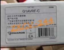 1PC EDWARDS G1AVRF-C Fire Sound and Light Alarm #F9