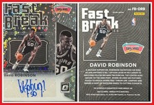 2021-22 Donruss Optic David Robinson Fast Break Signatures Fb-drb Auto Spurs 2021-22 Donruss Optic David Robinson Fast Break Signatures Fb-drb Auto Spurs