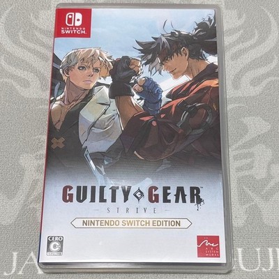 Nintendo Switch Guilty Gear -Strive- Edition Video Game Software With Box Japan