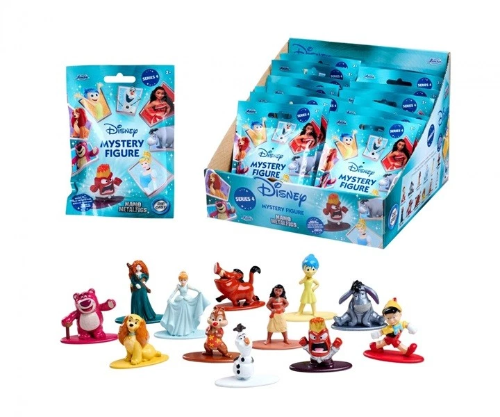 Jadatoys 9336211314R00 - Disney Blind Pack Nanofigs, 12-sort. - Neu